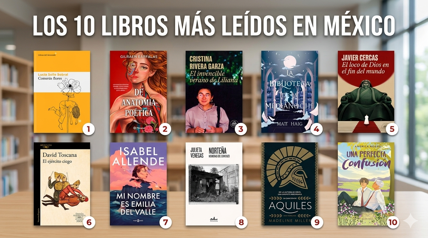 Los 10 Libros Más Leídos en México